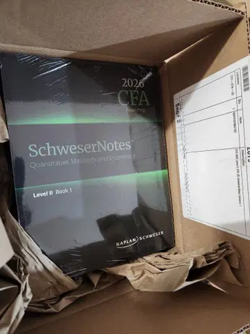 CFA level 2 SchweserNotes 2026년