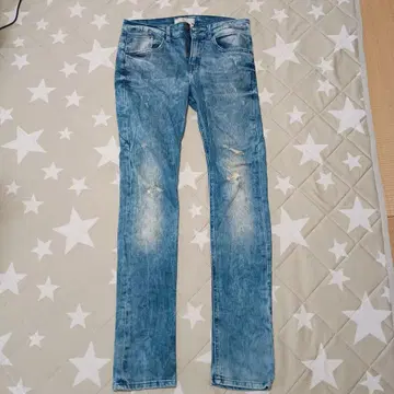 ZARA 라이트 블루 스키니 데님