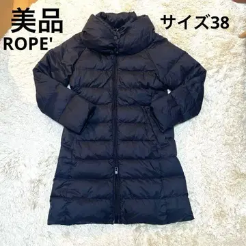 새상품급 ROPE 로페 롱 다운 코트 블랙 사이즈 38