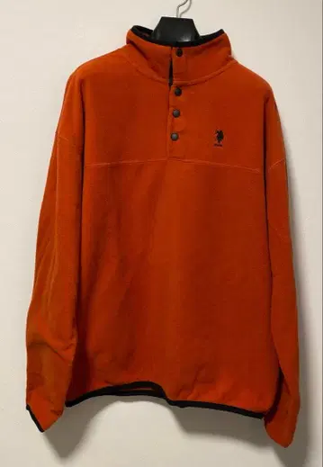 US POLO ASSN 하프 스냅 플리스