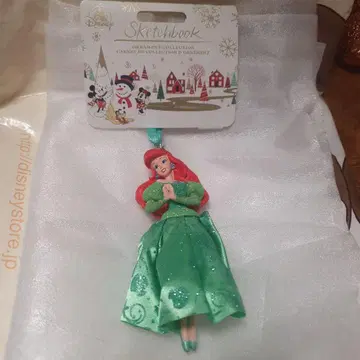 새상품 디즈니 오너먼트 아리엘