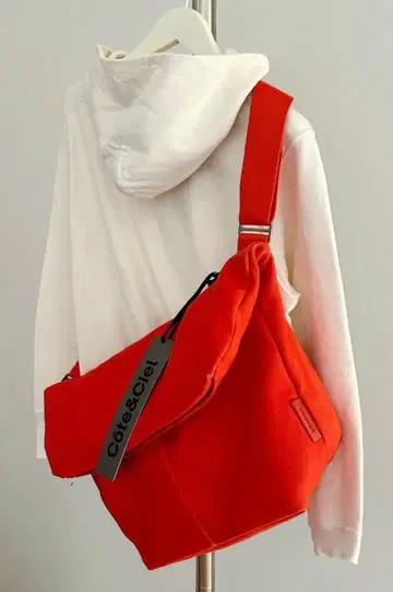 [ USED ] Cote&Ciel 코트 에시엘 숄더백 오렌지