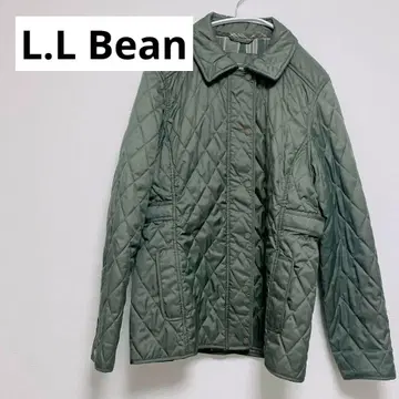 L.LBean 퀼팅 자켓 여성용 L 카키