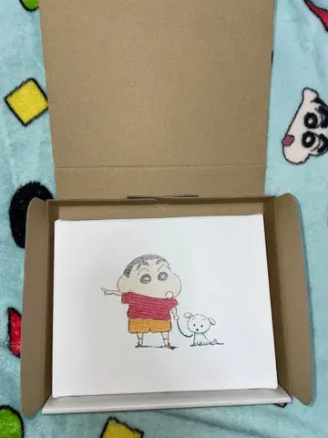 짱구는 못말려(크레용 신짱) 캔버스 아트 신노스케와 시로