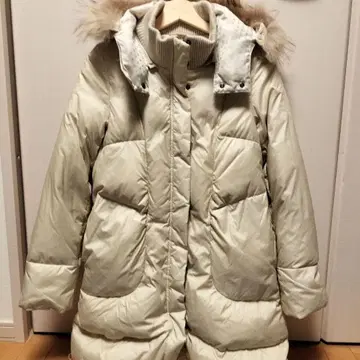 그로브 아이보리 퍼 다운 자켓 M