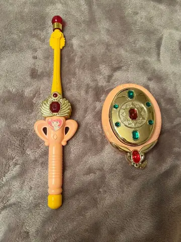 밍키모모 지팡이 멜로디 펜던트 당시 물품