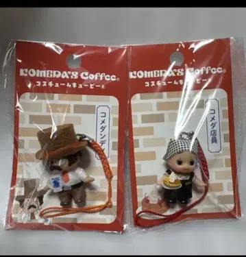 코메다 커피 코메다 오리지널 큐피 스트랩 2종 세트 새상품 미개봉