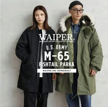 Waiper M-65 피쉬테일 후드티 모즈 코트 풀세트