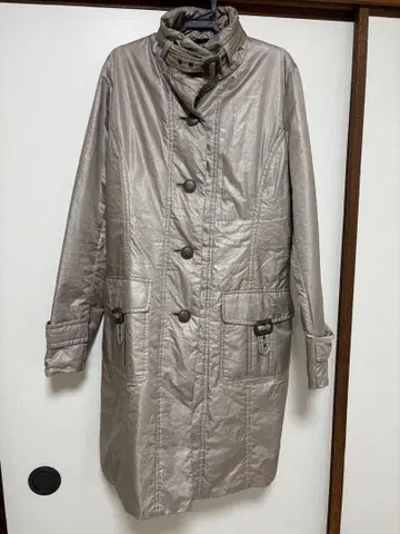COMME CA DU MODE 실버 트렌치코트 사이즈 9