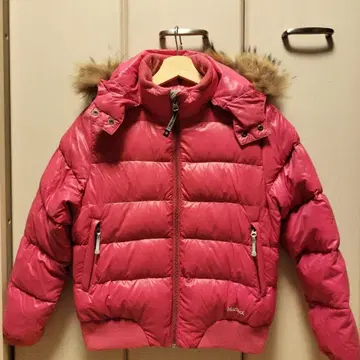 Marmot 마모트 핑크 다운 재킷 퍼 포함 M