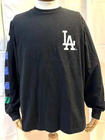NEW ERA MLB 롱 슬리브 T셔츠 LA 로고