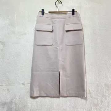Spick & Span/롱 타이트 스커트/38/울 100% 앞 슬릿