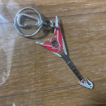 타카미자와 씨 기타형 키링 빨간색