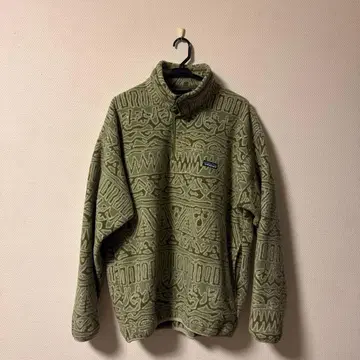 빈티지 Patagonia 파타고니아 신틸라 플리스 올 패턴 기하학
