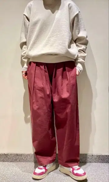 새상품급 JOURNAL STANDARD LUXE 덕 카르피 팬츠