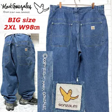 MARK GONZALES 빅 사이즈 XXL 초와이드 Baggy Pants