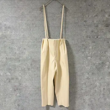 LOHEN 서스펜더 팬츠 화이트