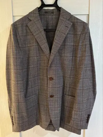 MACKINTOSH LONDON 체크 무늬 테일러드 자켓