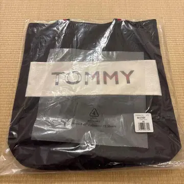 TOMMY 블랙 토트백
