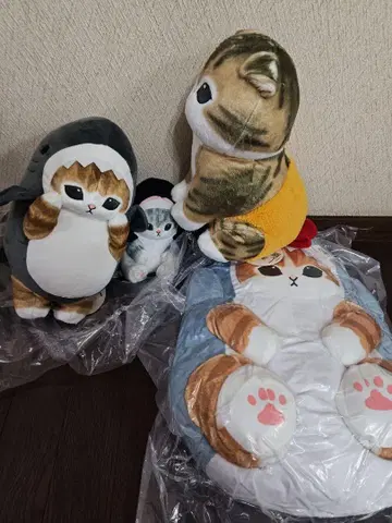 상어냥&새우냥 봉제 인형 세트