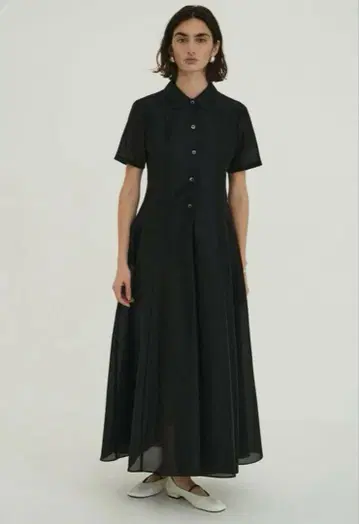 CLANE FLUFFY SHEER H/S SHIRT ONEPIECE