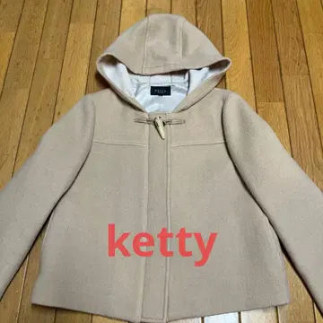 ketty 후드 숏코트 베이지