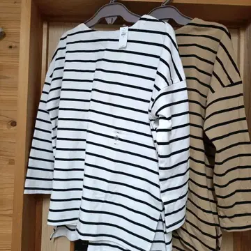 GAP 스트라이프 패턴 긴팔 T셔츠 XS