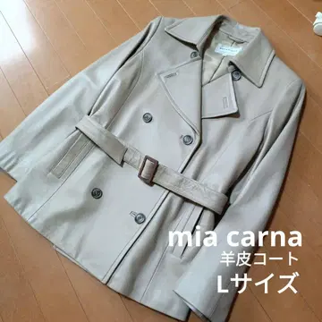 [ mia carna ] 새상품급 양가죽 가죽 코트 자켓 11호