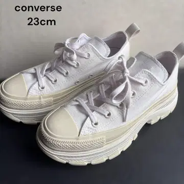 CONVERSE 트렉웨이브 화이트 스니커즈 23cm