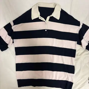 w closet 니트 셔츠 보더