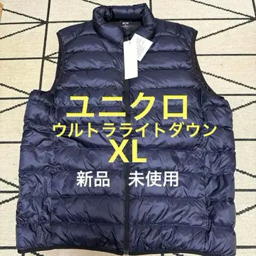 새상품 미사용 유니클로 울트라 라이트 다운 베스트 XL 네이비