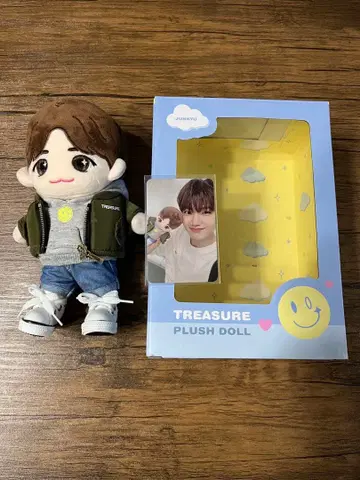 TREASURE 준규 봉제 인형 포토 카드 포함