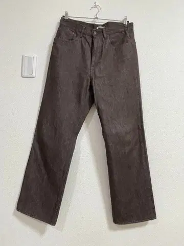 AURALEE HARD TWIST DENIM 5P PANTS 30