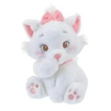 마리 봉제 인형 디즈니 앉은 모습 멋쟁이 캣  앉은 모습