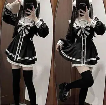지뢰계 세일러 셋업 리본 없음 양산형 S