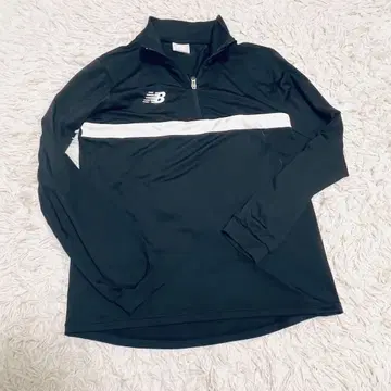 New Balance 집업 셔츠 블랙 L