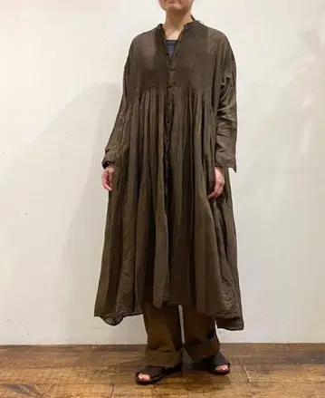 maison de soil 핀턱 원피스