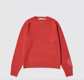 유니클로 ANYA HINDMARCH 빨간색 M 스웨터