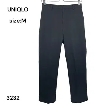 유니클로 UNIQLO 팬츠 캐주얼 블랙 M 오피스 비즈니스
