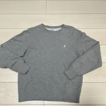 Champion 그레이 크루넥 트레이닝복 L