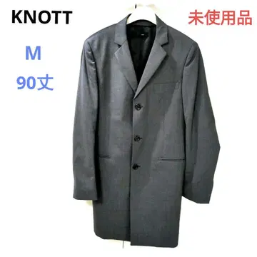 KNOTT 노트 체스터 코트 롱 자켓 얇은 소재 울 M 미사용품