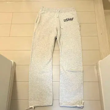 리얼 맥코이 USAAF 로고 그레이 스웨트 팬츠