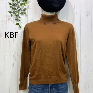 새상품급 illi edited by KBF 브라운 터틀넥 니트 F