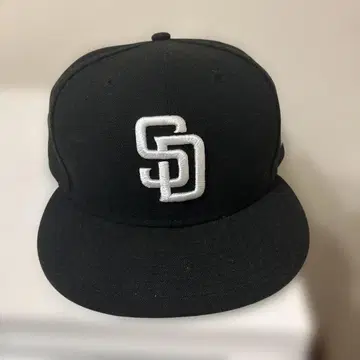 SD 로고 블랙 야구 모자 9FIFTY