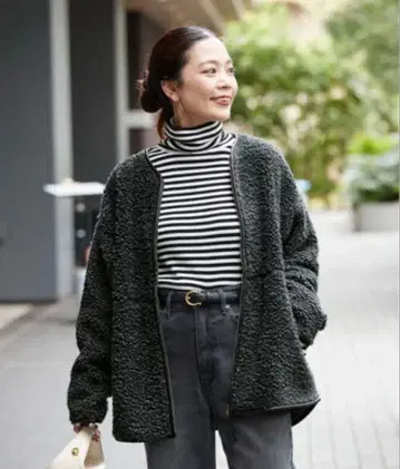 보아 파이핑 블루종 보아 코트 보아 자켓 새상품