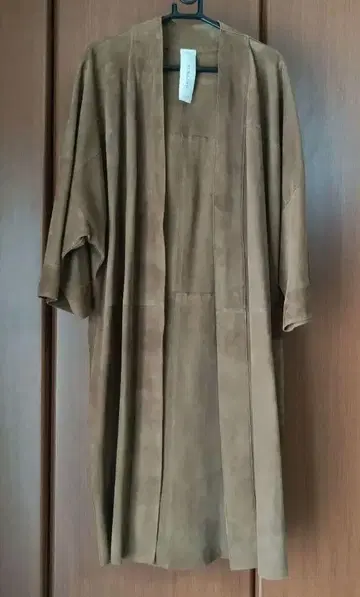 [ FURLING ] 스웨이드 롱 코트