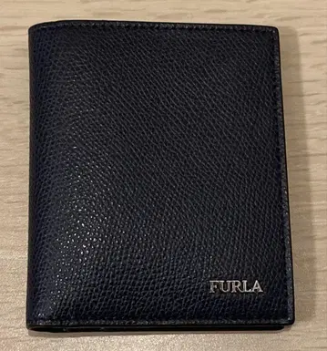 [ 새상품급 ] FURLA 접이식 지갑 카드 케이스 네이비