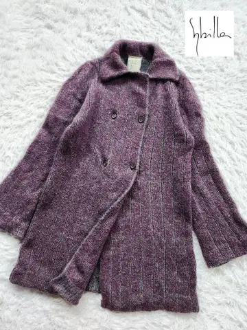 시빌라 롱 니트 가디건 코트