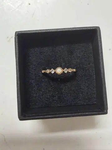 K10 NOJESS 핑키링 다이아몬드 펄 아쿠아 마린