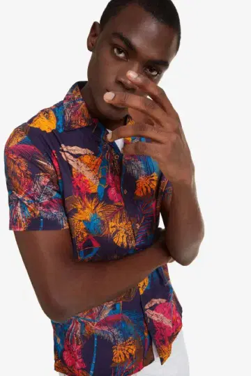 [ Desigual man ] 알로하 셔츠 사이즈 XL